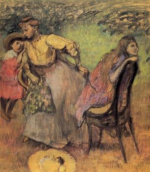 埃德加 德加 Madame Alexis Rouart and Her Children 埃德加 德加 Madame Alexis Rouart and Her Children
